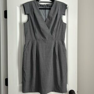 New Banana Republic Gray Dress with Pockets